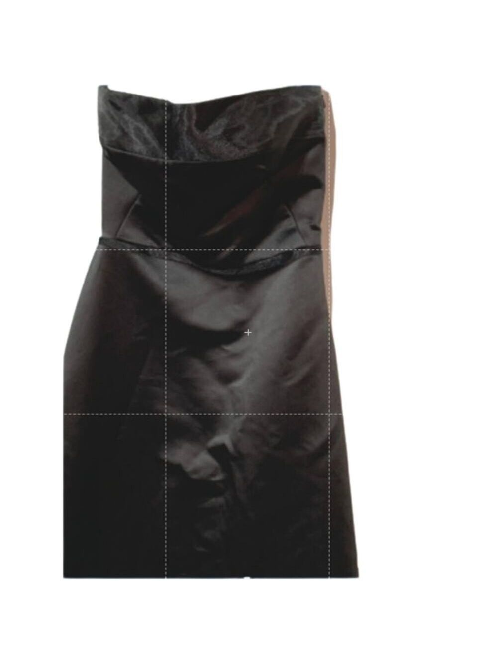 Bill Levkoff Women's Formal Prom Cocktail Fitted A Line Strapless Black Size 4 - Picture 3 of 9